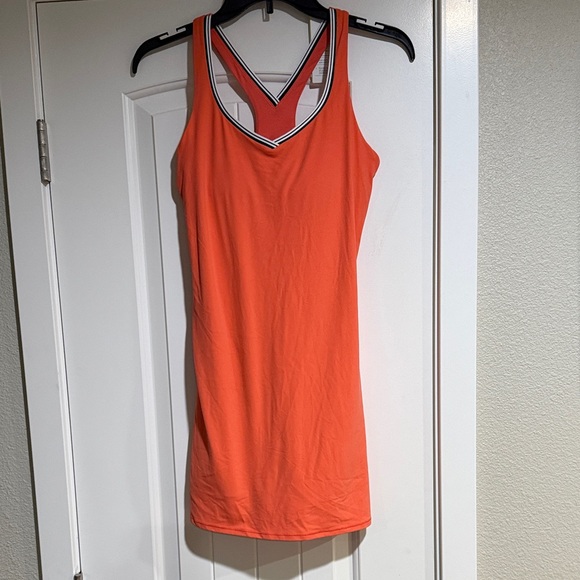 All in Motion Vibrant Coral Tank Top Active Dress - Picture 1 of 6
